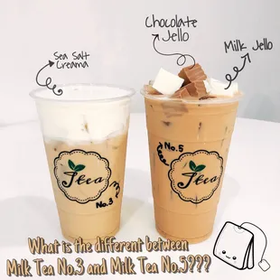 Milk Tea No.3 &amp; Milk Tea No.5