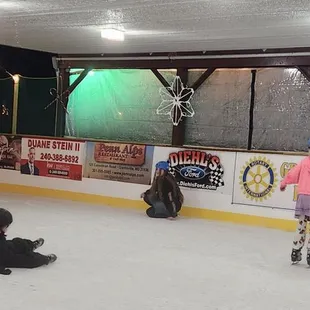 Teaching Learn to Skate with great students.