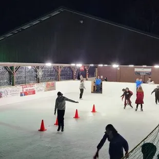 A true neighborhood rink. It's not a full sized rink, but the staff makes you feel special.