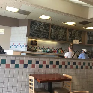 Really busy, even on a rainy days!