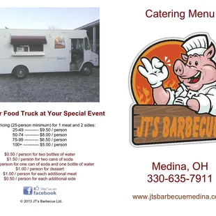 Special Event Catering Menu