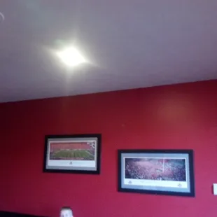 The party room is cool.  Love it when we get seated back here!