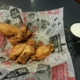 a basket of fried chicken