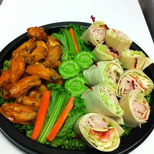 Wrap and Wing Combo Platter