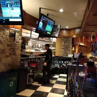 Checking in at JT's in Minnesota,