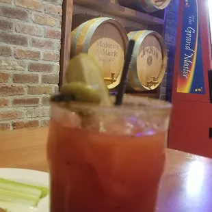 Spicy bloody Mary of course