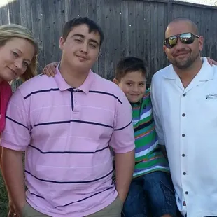 Easter with my family. Family First :)