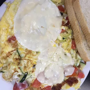 Frittata was full of veggies