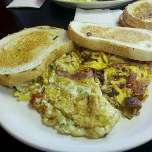 Fritatta with Italian Toast