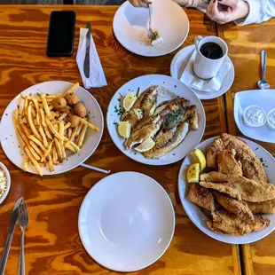 Our catch is cooked! And it is fantastic!