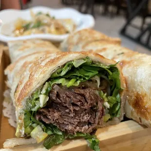 Beef wrap