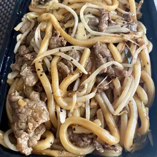 Black Pepper Beef Fried Udon