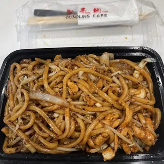 Black Pepper Chicken Fried Udon