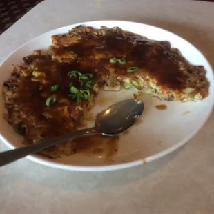 BBQ 'd Pork Egg Fu Yung