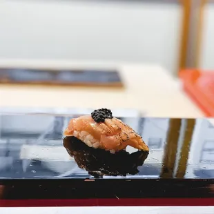 zuke toro with caviar // part of the omakase experience