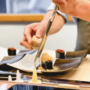 ikura with ankimo // omakase experience