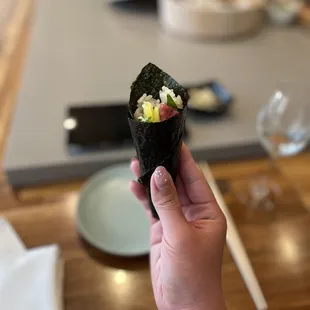 Bluefin Tuna Handroll