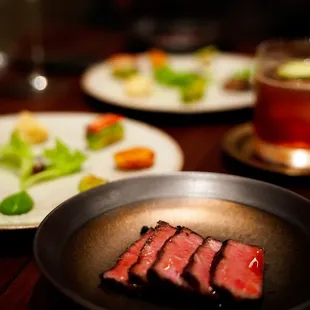 A fun little dining experience with Galbi &amp; Banchan (different side dishes). Overall good but a couple banchan were over seasoned.