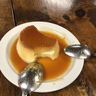 homemade flan