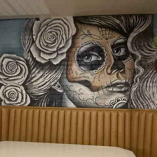 day of the dead mural