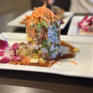 a plate of food
