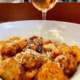 Gnocchi with fennel sausage