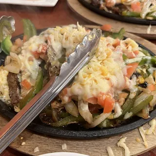 Flaming Mexican Fajitas