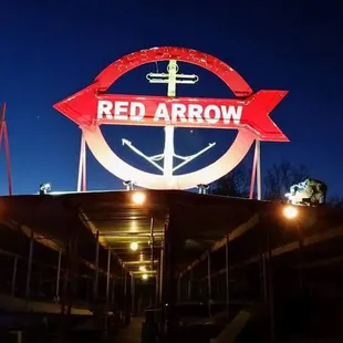 red arrow sign