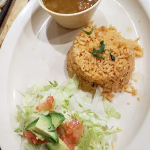  a plate of food