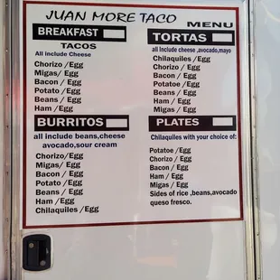 More menu