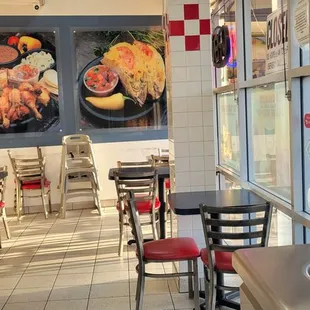 inside - nice and cool