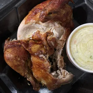 Half chicken combo