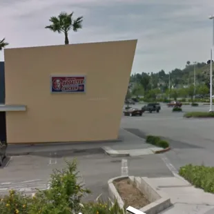 a view of a parking lot