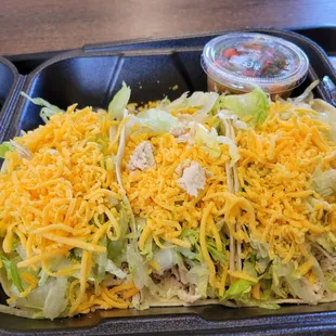 Soft Taco Platter is a go-to, and filling. $8.99