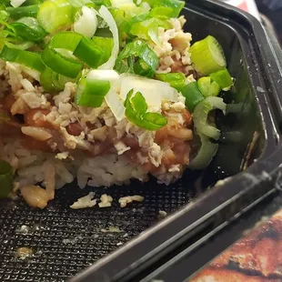 a closeup of a plate of food