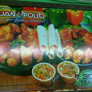 Been eating Juan pollo chicken for years. If you grow up the California you know this place. Best chicken in so Cal!!