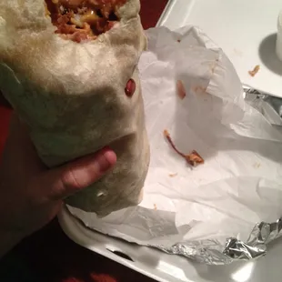 Chicken bone in my first bite...