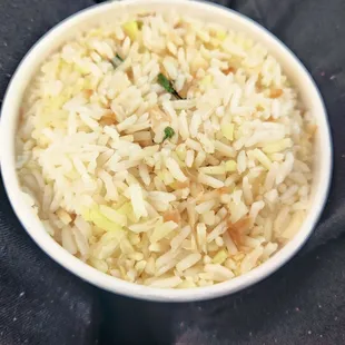 Minced chicken rice