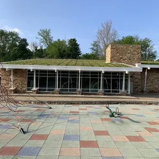 Green roof on community center