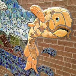 Juan Tabo Library—mosaic detail