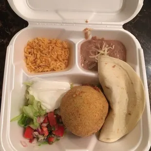 40 minutes after placing order, small portion for the price.