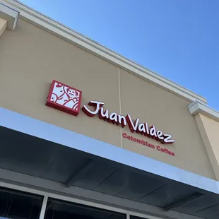 the front of the restaurant