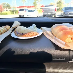 Cheese Finger - Chicken Empanada - Ham and Cheese Bun