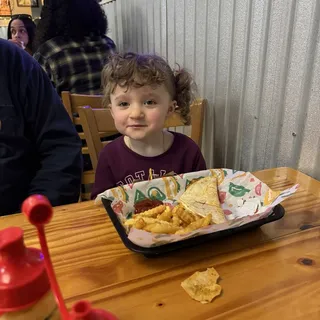 Kids Cheese Quesadilla Combo