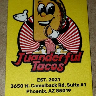 The Best Taco place in Arizona!  They&apos;re Juanderful!!