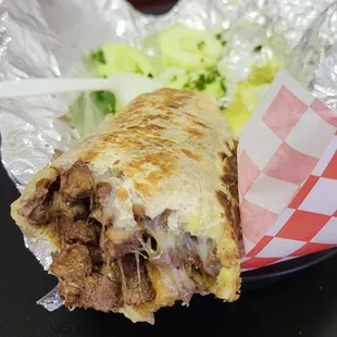 Quesaburrito asada