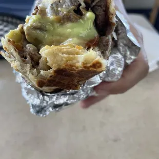 Carne asada burrito