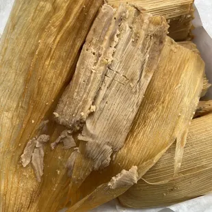 Green Chilie Chicken Tamale Plate