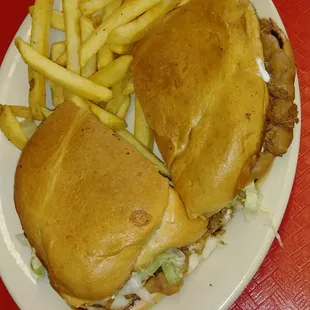 Torta with fries