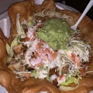 Chicken Tostadas